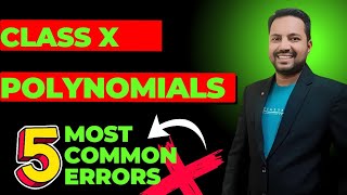 5 most common errors in Polynomials  polynomials cbseboard error uniquestudypoint classx [upl. by Llevra626]