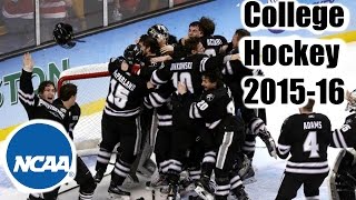 College Hockey Hype Video 20152016 [upl. by Ylrebmek189]