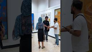 First time in Jehangir Art Gallery minivlog painting lavinagar indore artist oilpainting [upl. by Narcissus]