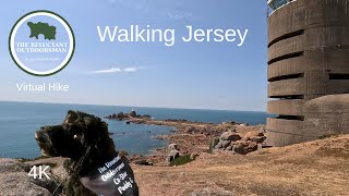 Walking Jersey  St Brelade to Corbiere Part 4 jersey virtualhike travel [upl. by Arikahc423]