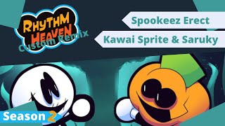 Rhythm Heaven Custom Remix Season 2  Spookeez Erect Kawai Sprite amp Saruky Remix [upl. by Walford454]