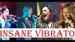 Famous Singers High Notes with INSANE VIBRATO [upl. by Phelgon]