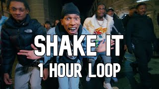 NLE Choppa  Shake It 1 Hour Loop [upl. by Aihsatan]