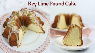 Key Lime Sour Cream Pound Cake [upl. by Gower55]