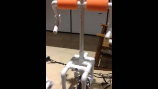 PVC Prop rotating using 12v wiper motor [upl. by Aierb]