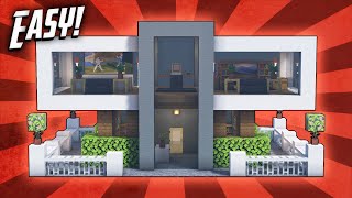 Minecraft How To Build A Modern House Tutorial 41 [upl. by Chitkara869]