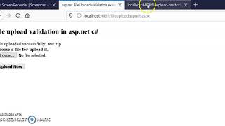 file upload validation in asp net c  sourcecodehubcom [upl. by Kylander430]