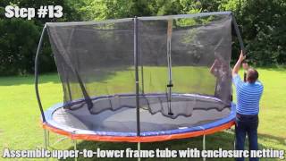 Jump Power 14ft Trampoline Step 13 [upl. by Anayek]