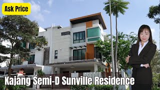 RM2 Mil Kajang SemiD Sunville Residence Sg Long Taman Sunville [upl. by Uriah]