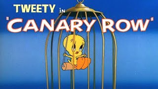 Canary Row 1950 Warner Bros Merrie Melodies Tweety Pie Cartoon Short Film  Review [upl. by Ainud]