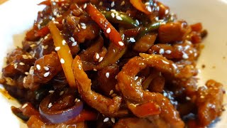 Pork Teriyaki Stir Fry  Homemade Teriyaki Sauce [upl. by Buatti]