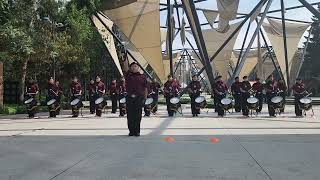 Banda de Guerra Leones CBTis 164 Tamaulipas Ensamble de Marchas Calderón 2024 [upl. by Hoskinson]