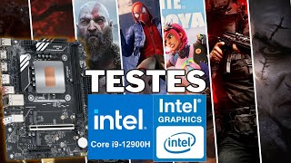 Testamos o Grafico integrado da Intel  kit interposer I9 12900H [upl. by Brendon]