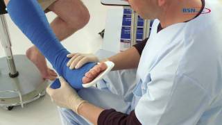 Synthetic splinting reinforced posterior leg splintENby BSN medical [upl. by Ytsim341]