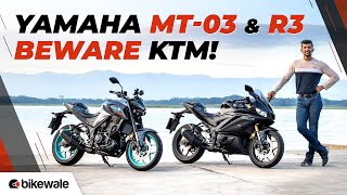 Yamaha MT 03 and Yamaha R3 Review  Which One Should You Buy and Why  BikeWale [upl. by Sirromad618]