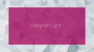 Alayna Lynn  appearance [upl. by Enalahs]