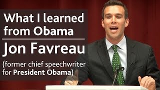 What I learned from President Obama  Jon Favreau speechwriter  UCD Literary amp Historical Society [upl. by Janith]