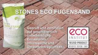 Einbauanleitung STONES ECO FUGENSAND [upl. by Yrtnahc]