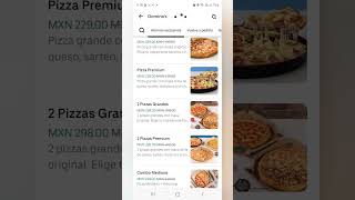 2 pizzas Dominos Pizza 148 o 168  salsa extra 🍕 UberEats UberOne Uber dominos pizza méxico [upl. by Jariv]