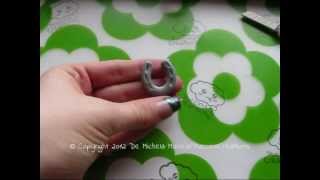 DIY Tutorial Ferro di Cavallo  Horseshoe FimoPolymer Clay  PuccinaCreations [upl. by Araccot]