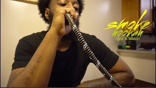 how to smoke hookah like a boss  For beginners [upl. by Nodnahs]