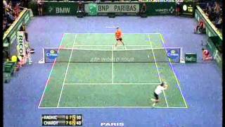 Milos Raonic vs Jeremy Chardy  ATP Masters Paris 2012 Highlights bojan svitac [upl. by Pfister]