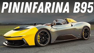 Unveiling the Pininfarina B95  The Future of PureElectric Hyper Barchettas [upl. by Swamy]