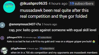 quotWorst Leader NAquot quotMussdawk Fell Offquot Keiito vs Agamatsu  Deepwoken [upl. by Draned354]