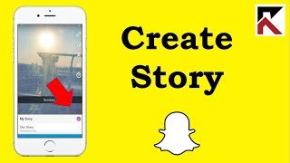 How To Create A Story Snapchat [upl. by Eirameinna715]