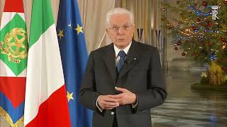 Messaggio di fine anno del Presidente della Repubblica Sergio Mattarella [upl. by Desberg342]