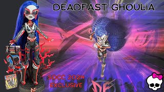 SDCC 2024 Exclusive Deadfast Ghoulia Unboxing 💀 Monster High [upl. by Ellimac220]