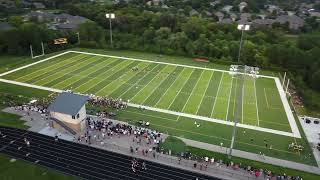 8182023 Elkhorn South Football Scrimmage Drone Footage [upl. by Einotna]