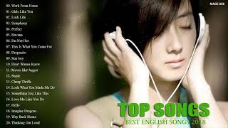 BEST ENGLISH SONGS 2018 HITS  Acoustic Popular Songs 2018  BEST POP SONGS WORLD COLLECTION [upl. by Akcirred]