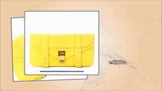 How To Spot a Real not FAKE Proenza Schouler PS1 LEATHER CLUTCH reviews [upl. by Herrera]