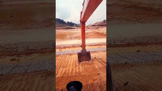 Best slope make by excavator 💛 excavator make slope beautiful skills shortvideo best share [upl. by Ferri]