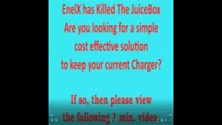 JuiceBox EV Charger Retrofit  get back your timeofday EV charge programming No ENELX mobile app [upl. by Lisha]