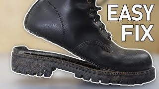 How to Fix a Boot Sole and Shoe Sole [upl. by Gruber78]