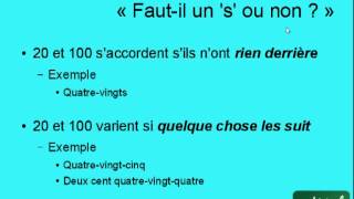 Orthographier les nombres en lettres [upl. by Simeon]