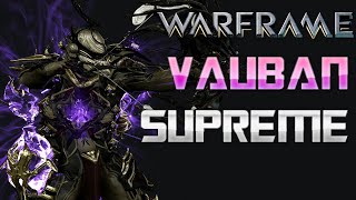 WARFRAME  Warframe VAUBAN Build  Helminth Build  Damage  CC  Healing  Warframe Gameplay [upl. by Elleraj497]