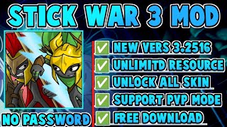 STICK WAR 3 MOD APK 2024 NO PASSWORD [upl. by Perce]