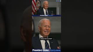 Biden responds to NBC question on debating Trump again [upl. by Bathsheb]