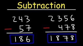 Subtraction  Math  Basic Introduction [upl. by Lazaro]