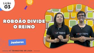 ROBOÃO DIVIDE O REINO  história bíblica  infantil [upl. by Bridgette]