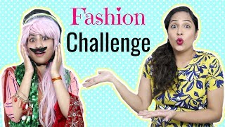 The FASHION Challenge  Fun Sketch Anaysa ShrutiArjunAnand [upl. by Eillat388]