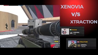 Combat Reloaded PvP Xenovia Vs Xtraction  AWM Sniper PvP [upl. by Dessma615]