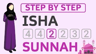 How to Pray 2 Rakat Sunnah Isha Salah  Step by Step for Beginners amp New Muslims Sunni Hanafi Female [upl. by Armington]