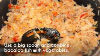 Bacalao fish recipe [upl. by Naesyar]