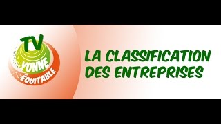 Tome 1 La classification des entreprises [upl. by Othello889]