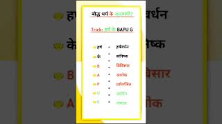 बौद्ध धर्म के अनुयायी Do You Know important exam viralvideo viralshorts generalknowledge [upl. by Hcire474]