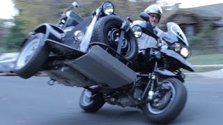 Custom OffRoad BMW R1150GS Adventure Sidecar Built By Boxer Metal GoPro Hero 3 [upl. by Waylen883]